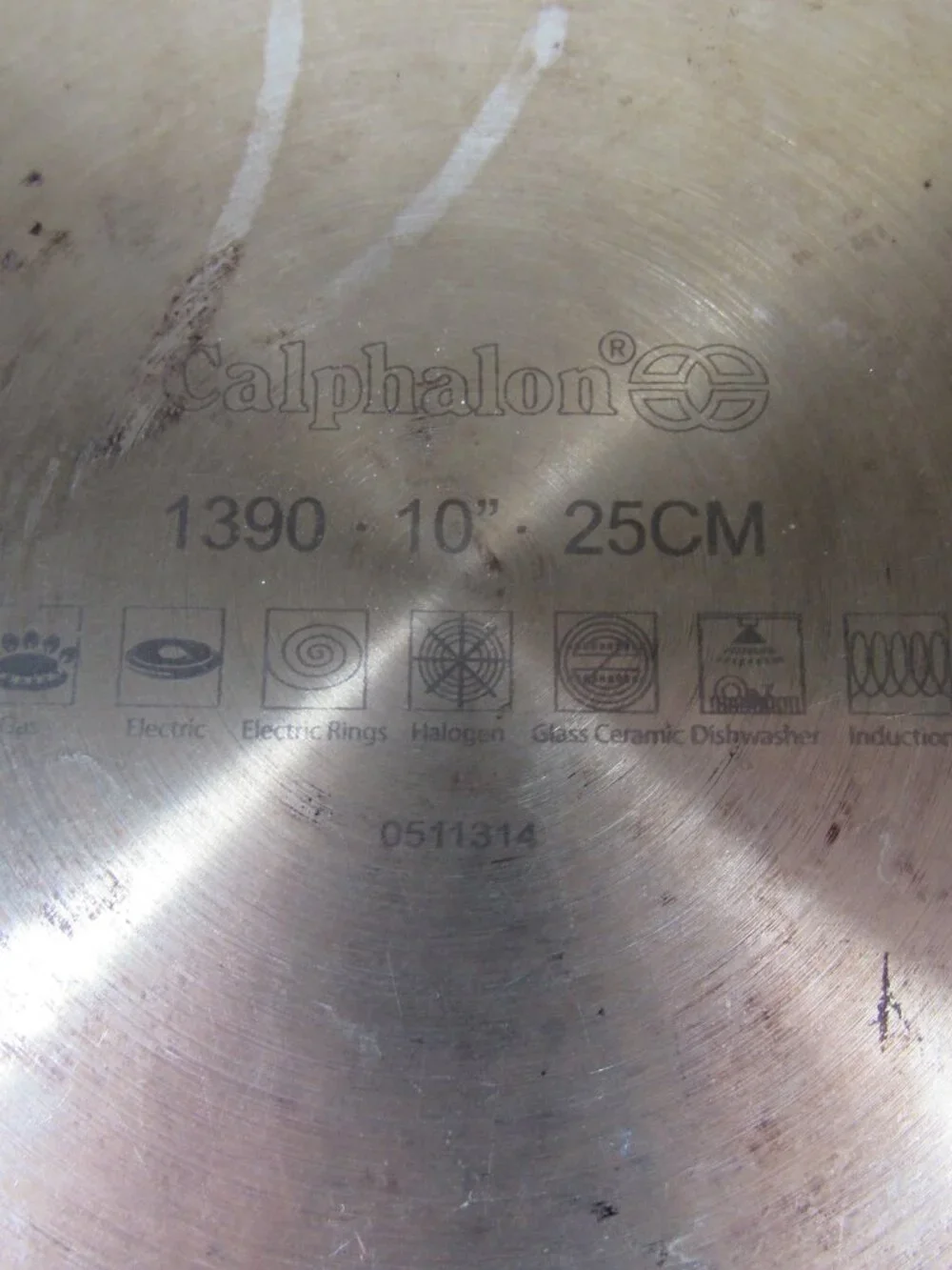 3 Calphalon Stainless Steel Fry Pan Set  8